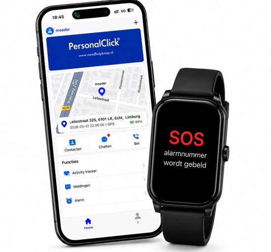PersonalClick PC45 Alarm Horloge 4G