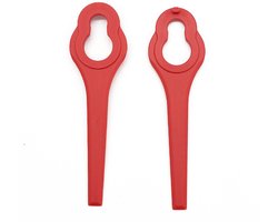 SnelShoppen - Pack van 50 Vervangende Plastic Blades voor Grastrimmer, 95 mm, Geschikt voor Ferrex 20V/40V, Duurzaam en Eenvoudig in Gebruik, Tuinacce
