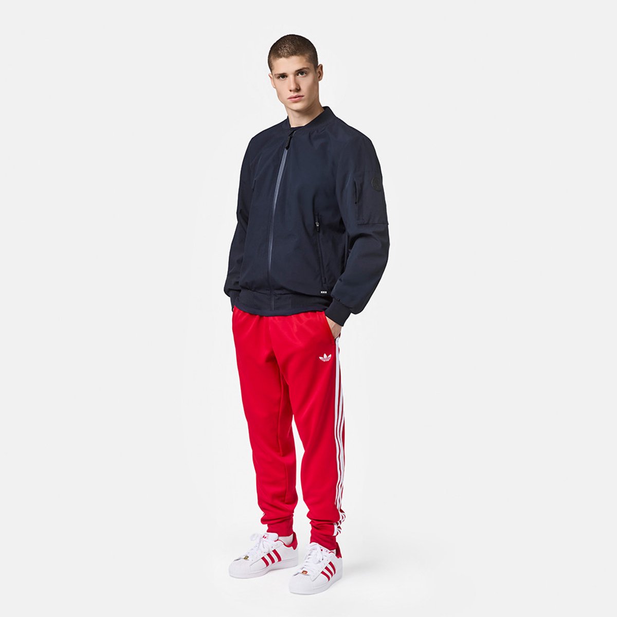 Ajax-softshell jas navy senior