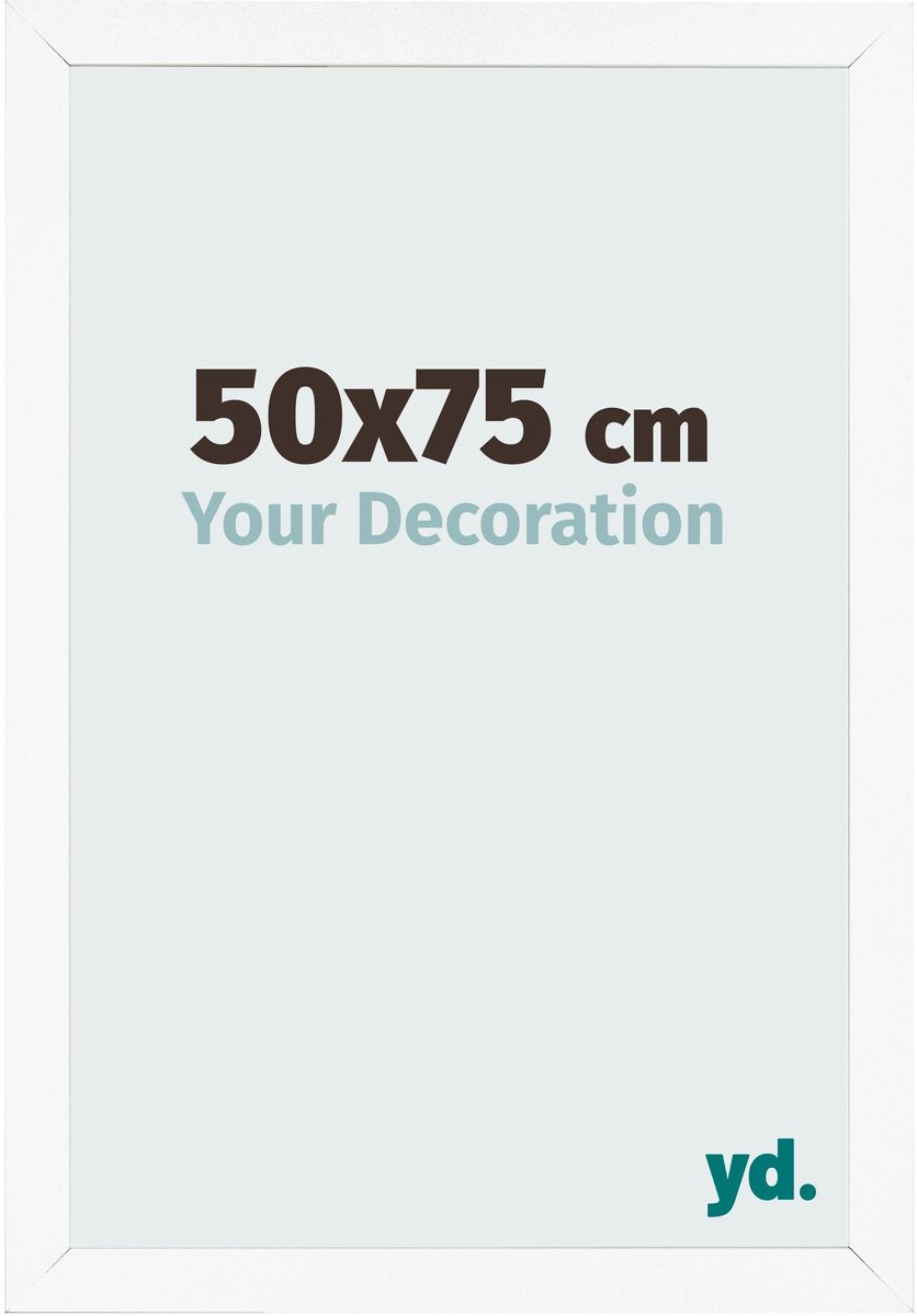 Your Decoration - Fotolijst 50x75 cm - MDF - Wit Mat - Bologna