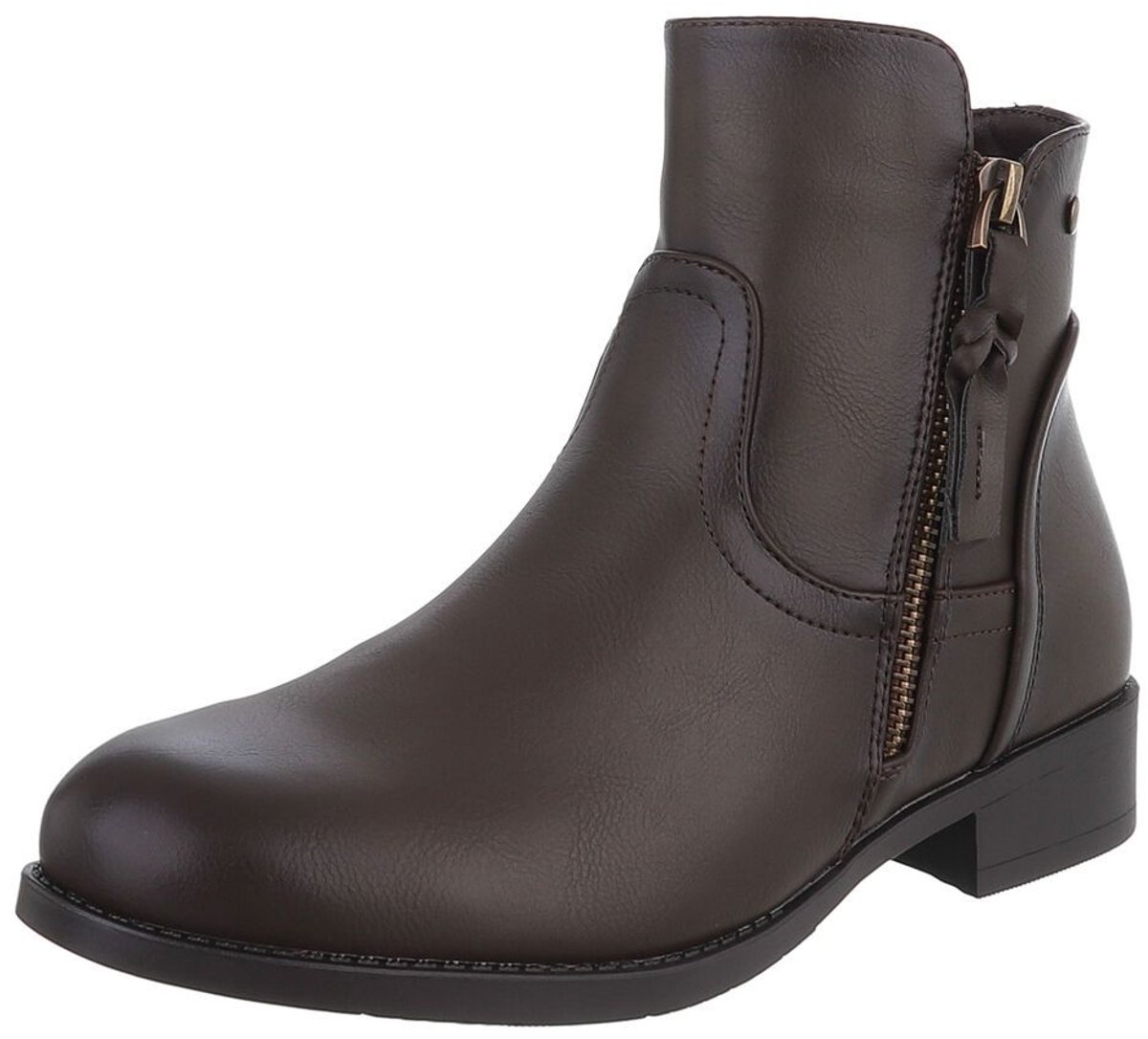 Enkellaars - Ritssluiting - Dames Mt:38