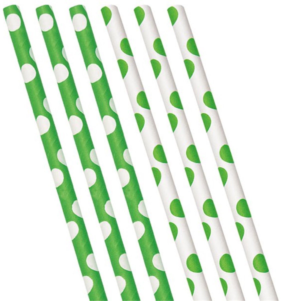 Unique Rietjes 19 Cm Papier Zilverkleurig 10 Stuks