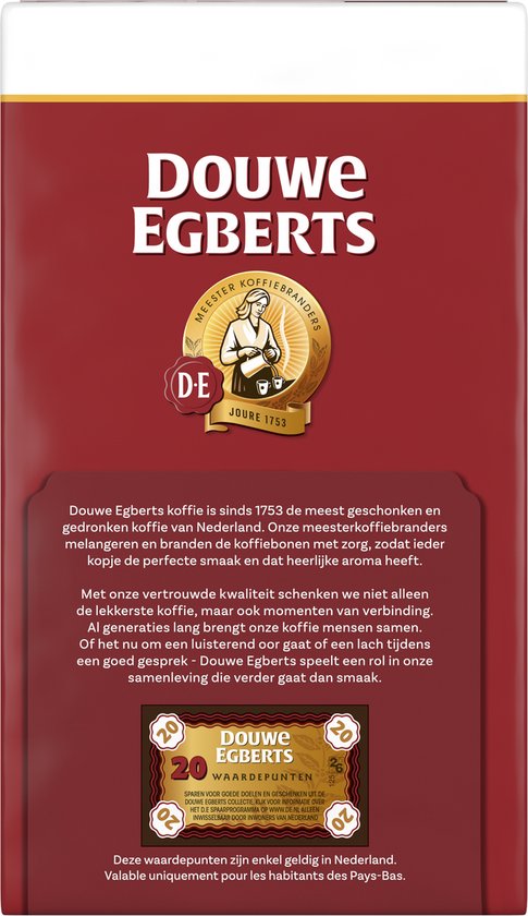 Douwe Egberts Aroma Rood Grove Maling filterkoffie - 6 x 500 gram