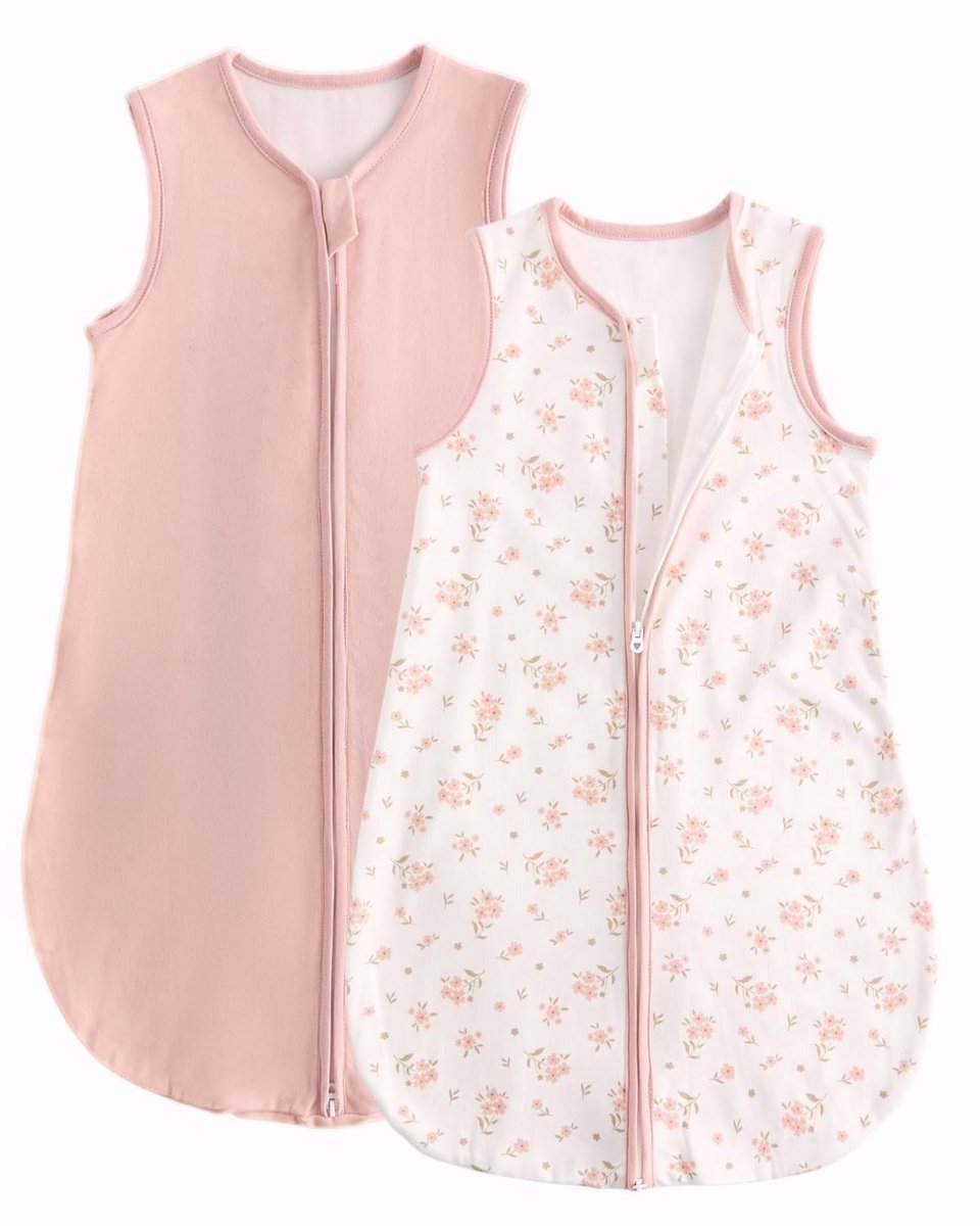 SnelShoppen - Babyslaapzak 1,5 TOG van Katoen, Dubbelgelaagd met 50g Vulling, Draagbare Dekens voor Baby's 0-24 Maanden, 12-18 Maanden