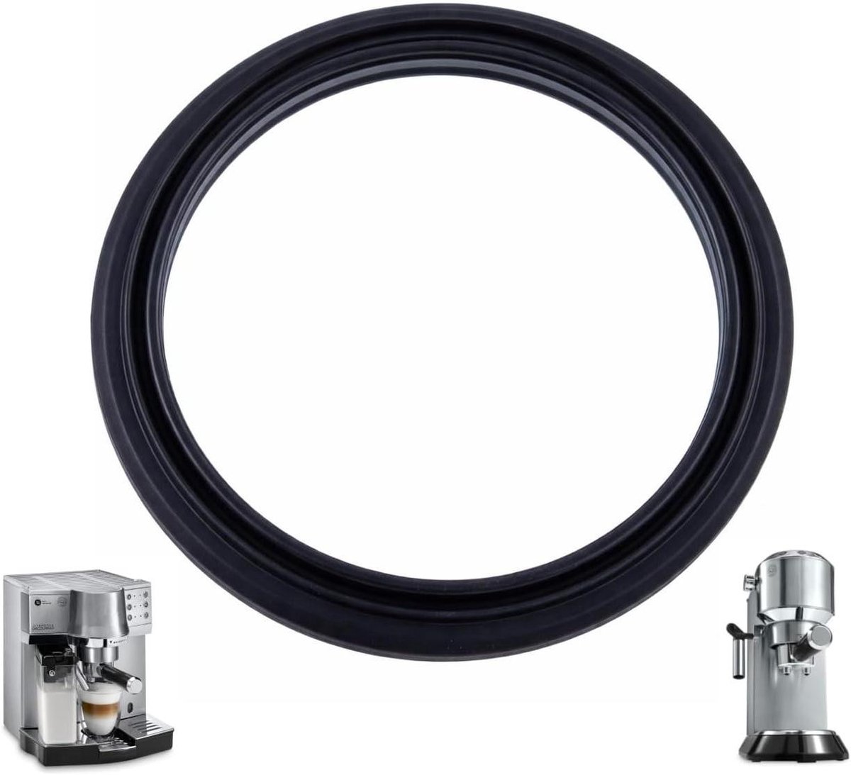 Afdichting Koffiezetapparaat - Zeteenheid Ring - Espresso Zetten - Hittebestendig Siliconen - 58 mm - Transparant