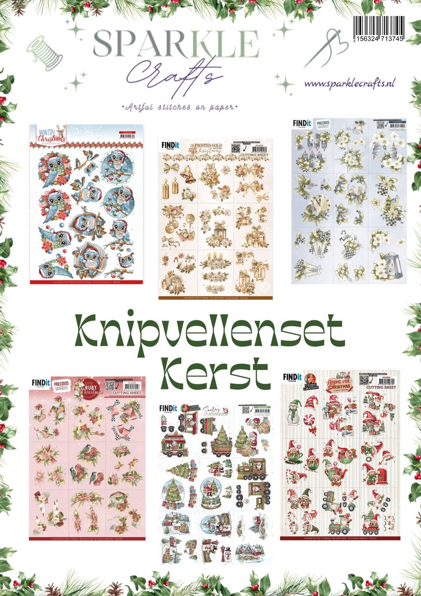 Knipvellenset Kerst