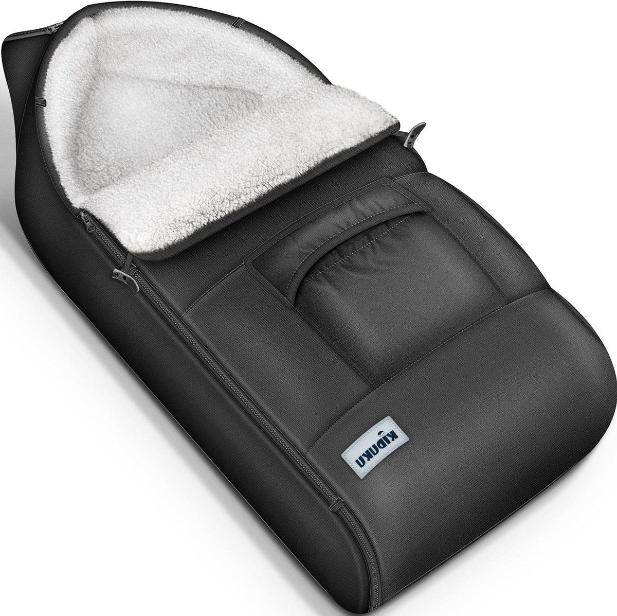 Wintervoetenzak - Baby zak - Kinderwagen warm - Waterafstotend materiaal - 95 x 50 cm - Zwart