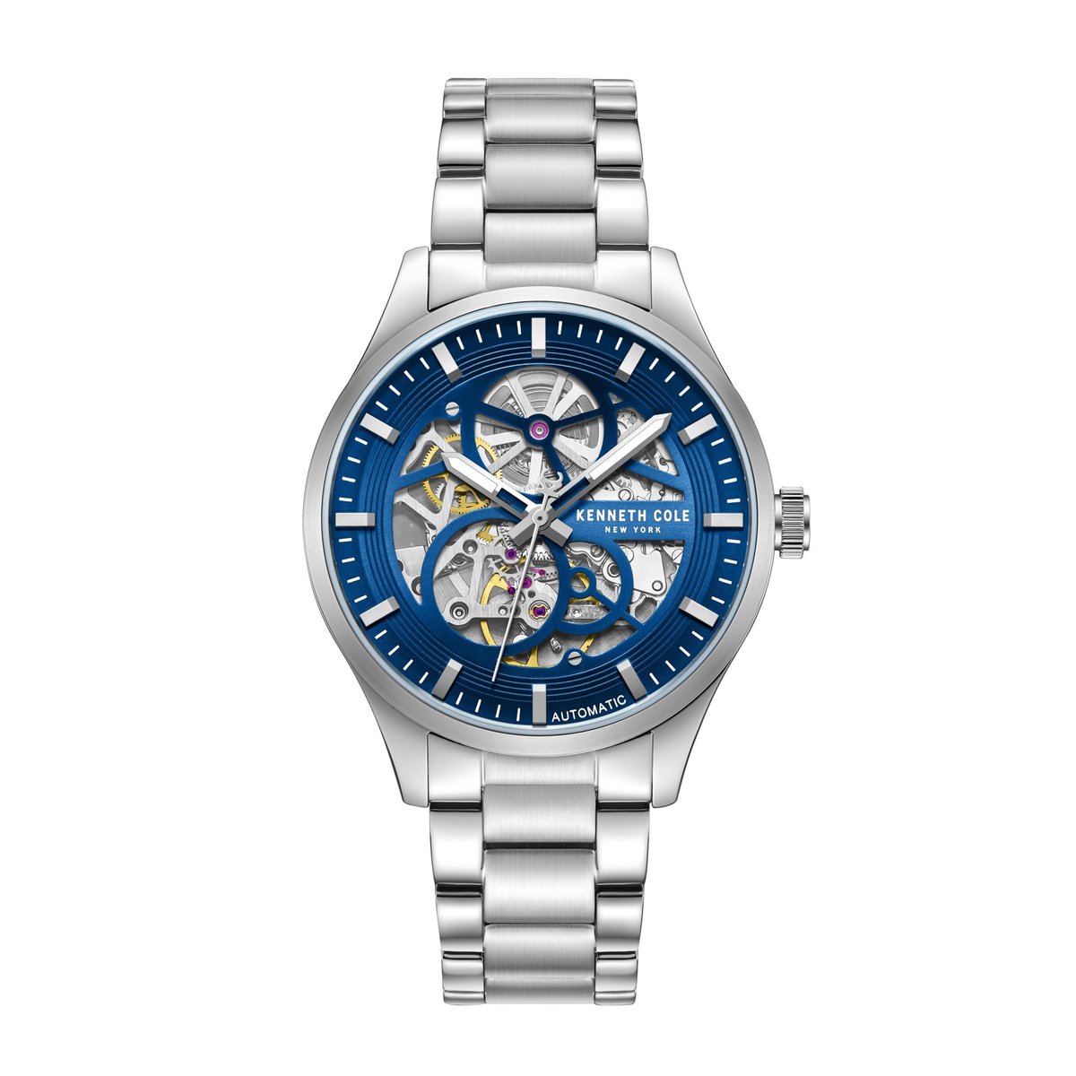 Kenneth Cole KCWGY0080701 - Horloge - Roestvrij staal - Zilver - 42 mm