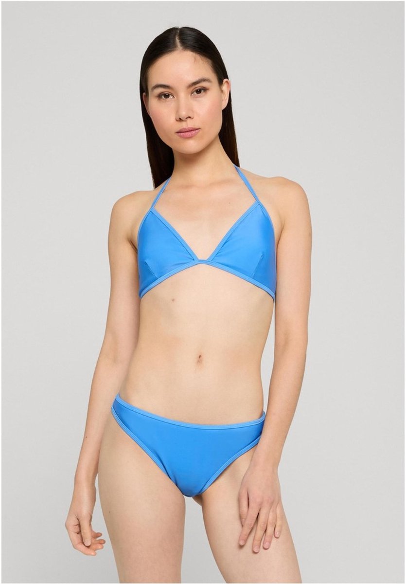 Urban Classics Piped Triangle Bikini set XS Blauw