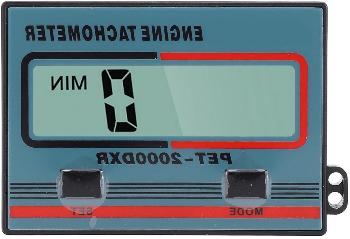 Digitale Toerenteller - Motortoerenteller - Motoren Meten - Dubbele Modi - 100-30000 RPM - Zwart