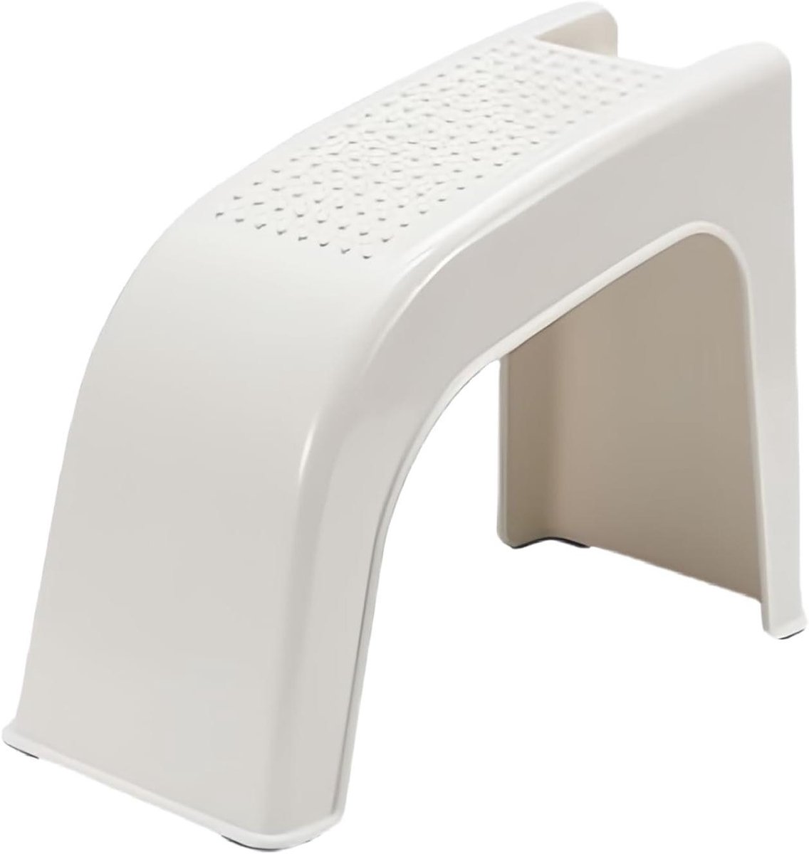Pedicurestoel - Voetenbankje - Nagelverzorging - Antislip basis - 375 cm - Wit