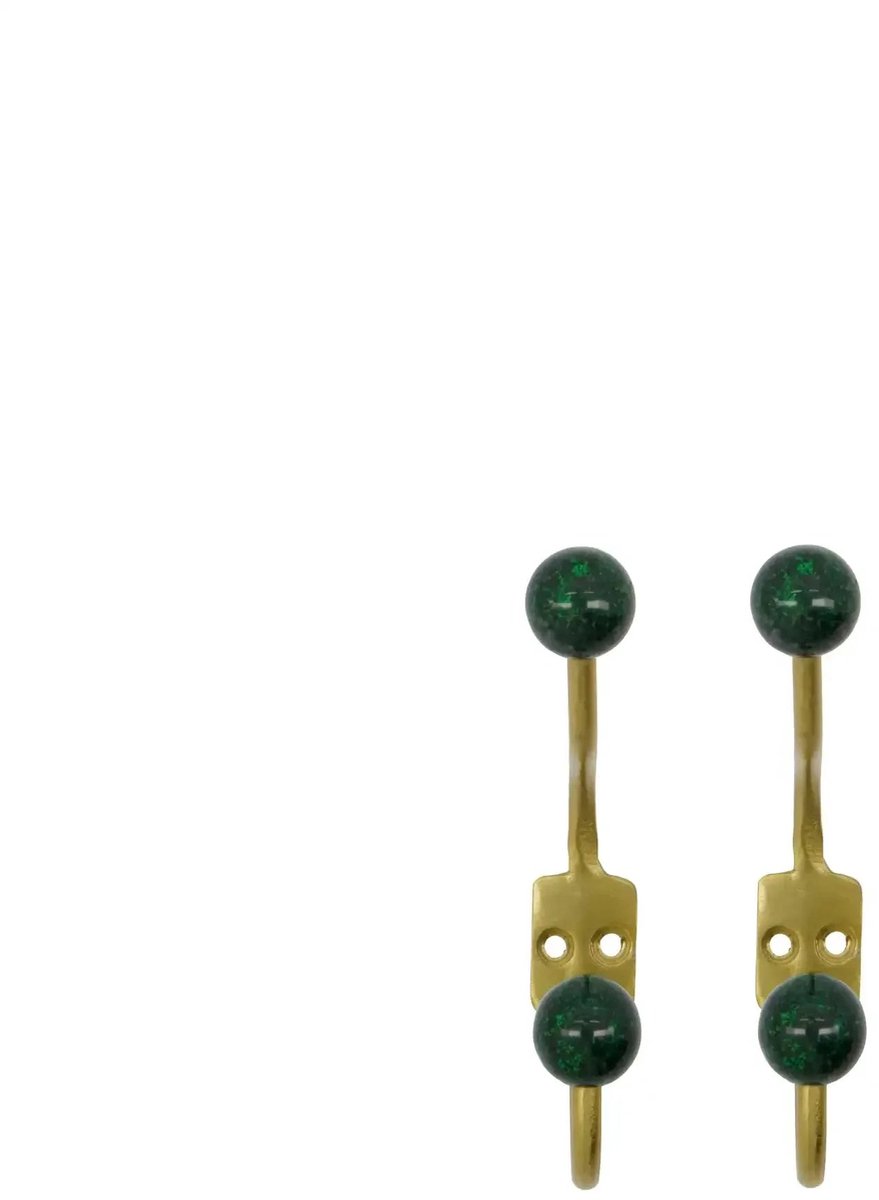 House Doctor Haak Ball Groen 13cm - 2 stuks