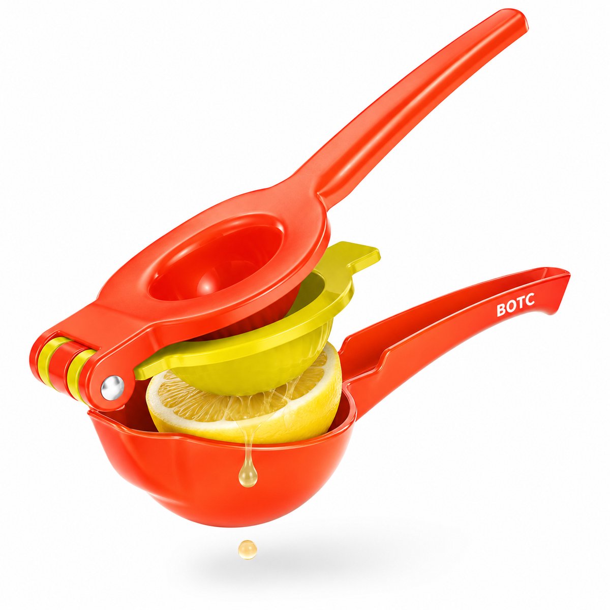 Bol.com BOTC Citroenpers - Limoenpers - Handcitruspers - Citrusknijper - Handpers - Fruitpers aanbieding