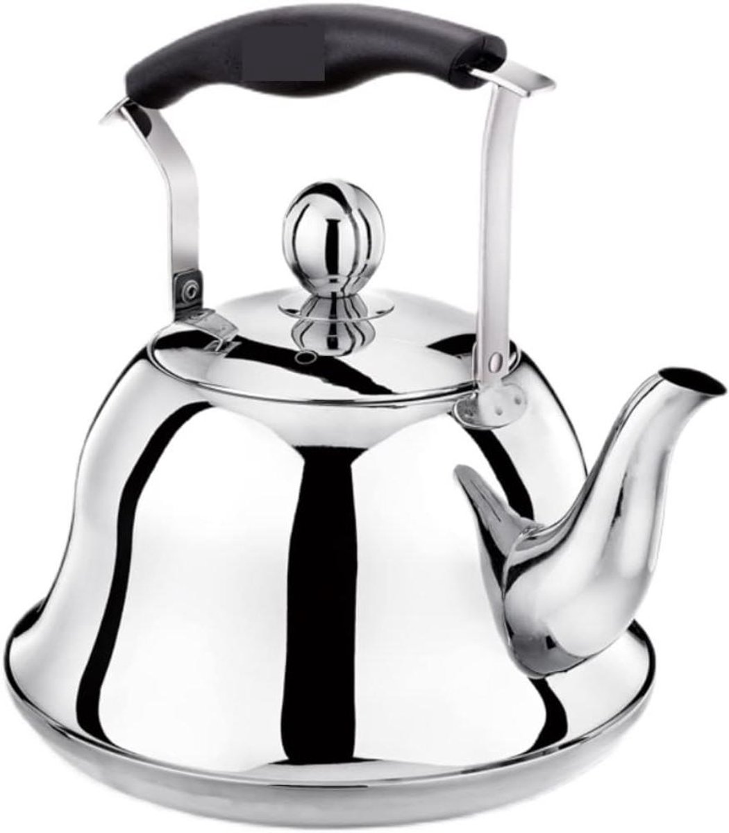 Fluitketel Roestvrij Staal - Waterketel Thee - Water Koken - Met Fluitje - 2L - Zilver