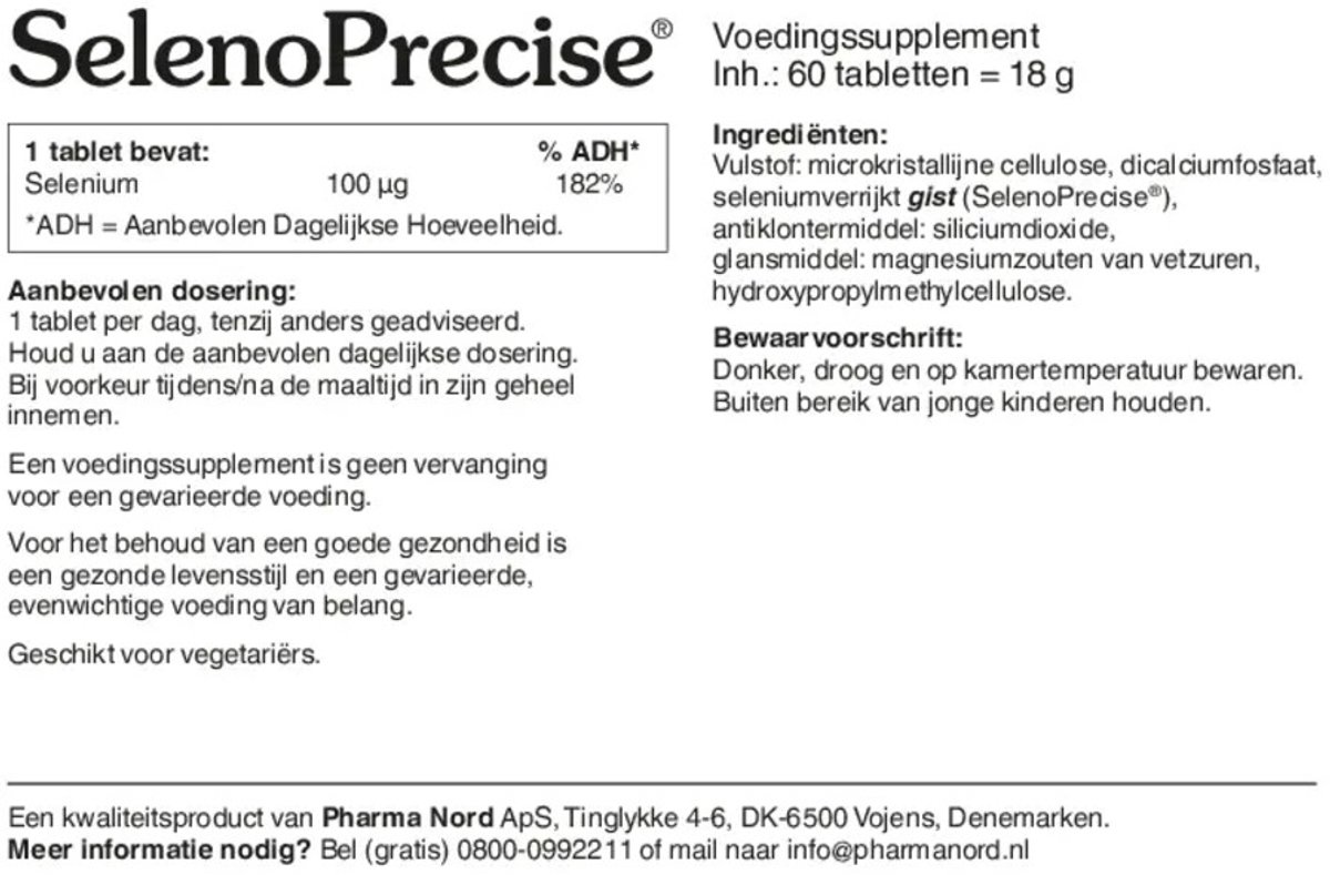 Pharma Nord Selenoprecise - 60 tabletten
