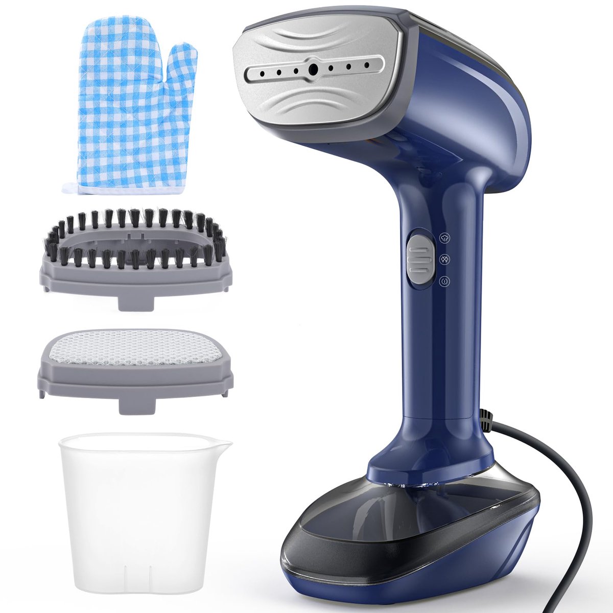 SnelShoppen - Draagbare stomer voor Kleding 1800W - 2-in-1 Strijkijzer en Rimpelverwijderaar - 20g/min Stoom - Snel Opwarmen 20-seconden - 300ml Water