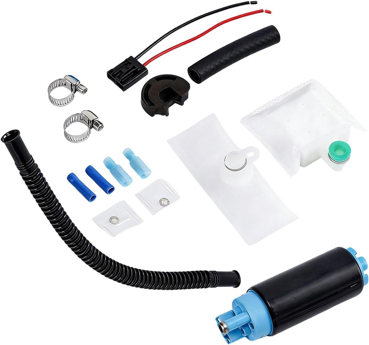 Oliepomp Onderdelen - Reparatieset Pomp - Voertuig Onderhoud - Gestandaardiseerde Interface - 13 x 9 x 8 cm - Zwart