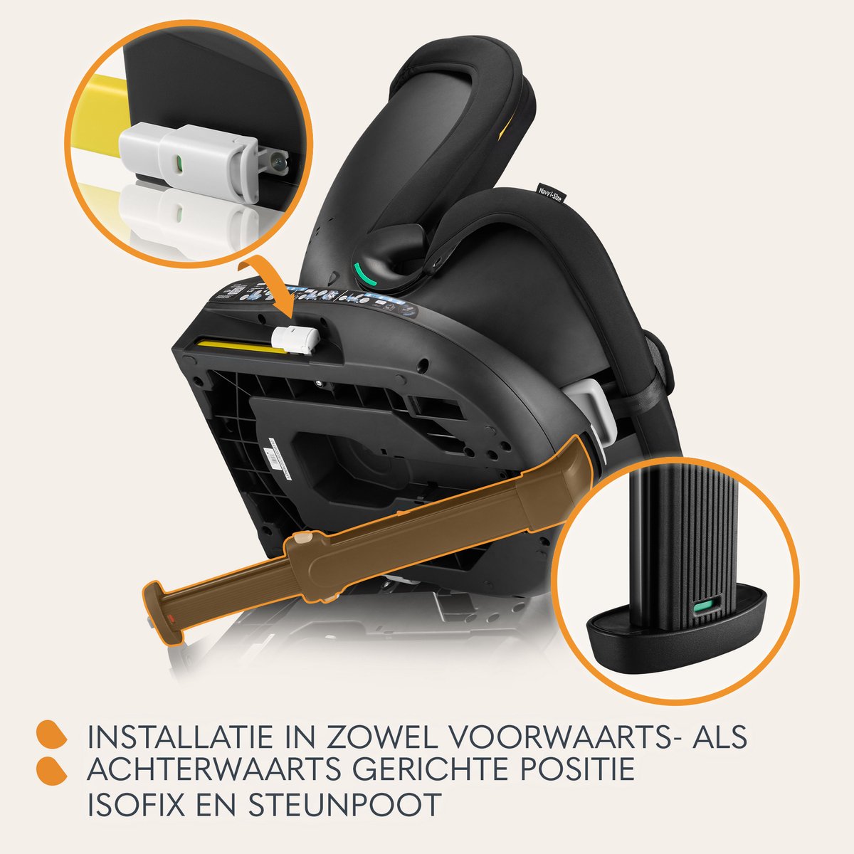 Lionelo Navy i-Size Autostoel 40-150 cm thumbnail 5