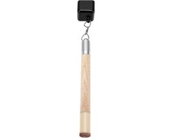 Poolkeu Krijthouder - Biljartkrijt Houder - Biljart Spelen - 2-in-1 Gereedschap - 19 x 3 x 3 cm - Houtkleur — afbeelding 2
