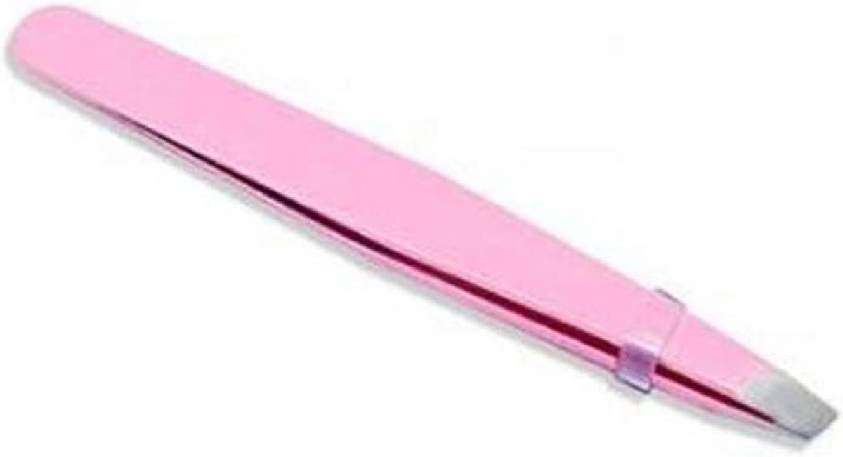 Precisie Pincet Set - Wenkbrauw Tang - Precisie Haren Verwijderen - Hand Gevijlde Tips - 1 Gram - Roze