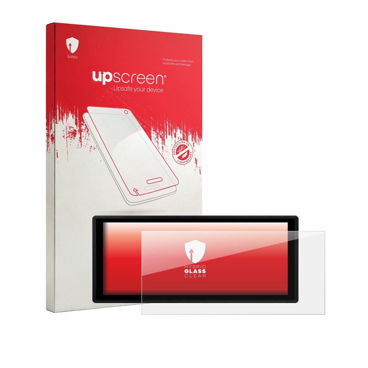 upscreen - Screenprotector voor Fiat Grande Panda Electric 2025 Uconnect 5 Infotainment 10.25" - Folie Beschermfolie Beschermglas transparant