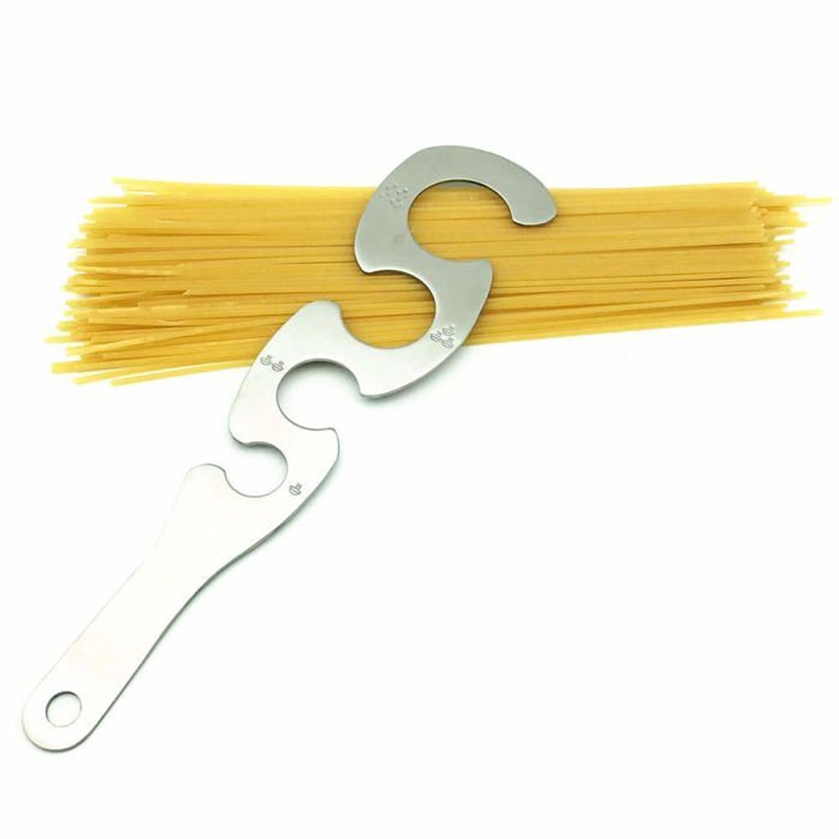 LISM-Pastameetliniaal - een pastameetliniaal met vier gaten, een handig meetinstrument Geschikt voor in de keuken.