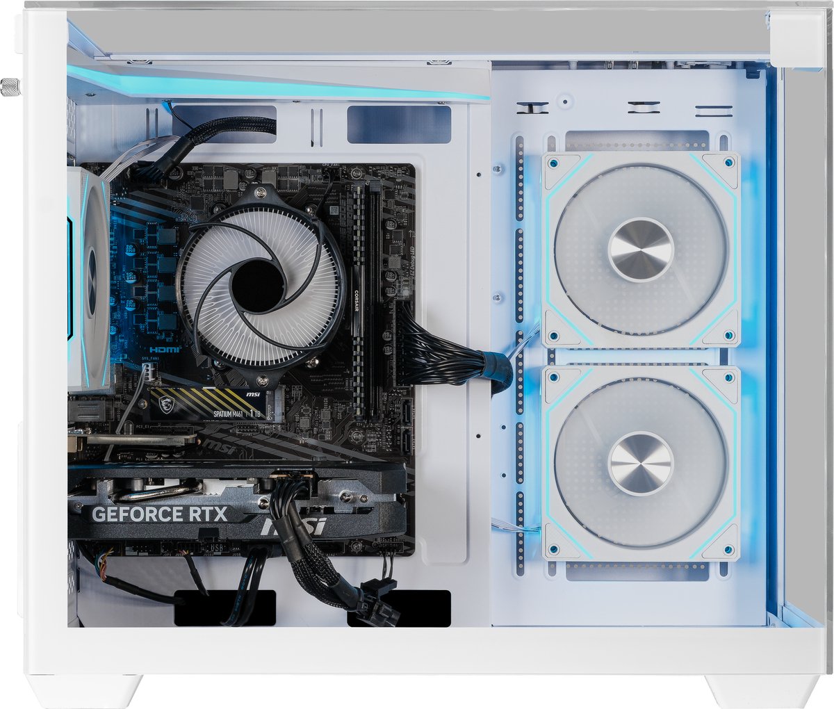 Scan 3XS Systems Vista – RTX 5060 8GB – Ryzen 5 5500 – Corsair DDR4 16GB – 512GB SSD – 550w PSU - 1080p High – 1440p Entry Gaming — cadeau in Elektronica - foto 2