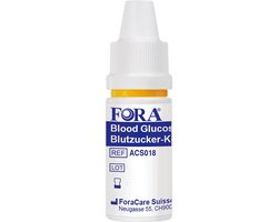 FORA Bloedglucose Controlevloeistof GDH Niveau 2 (4 ml)