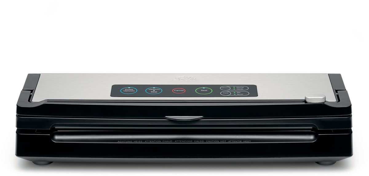 Solis Vac Premium Auto Lock Vacumeermachine - Vacuum Sealer - Automatische Vergrendeling - Vacuummachine met Pulsefunctie en Foliesnijder - RVS - Tot 30 cm