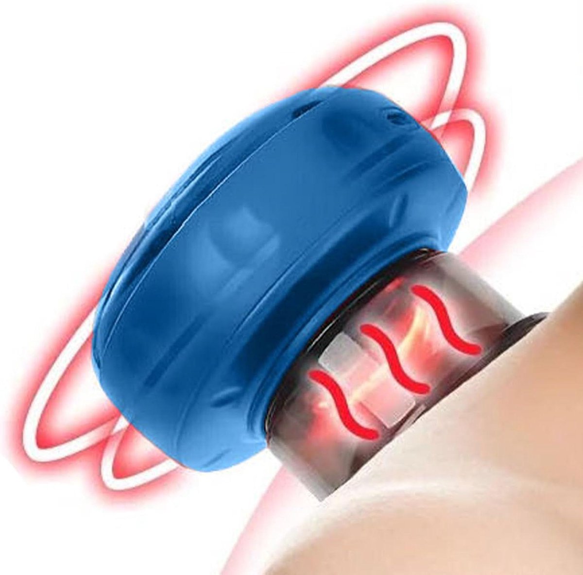 Elektronisch Cuppingapparaat - Massage Cups - Spierontspanning - Intelligente Vacuümregeling - 18 x 14 x 8 cm - Wit