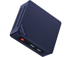 Mini PC - Desktop Computer - 4K Video Afspelen - Dubbel Scherm Ondersteuning - Compact Formaat - Blauw