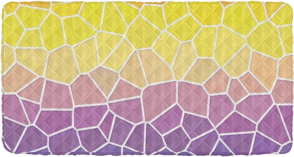 Reisbeddengoed - Kinderbeddengoed - Comfortabel Slapen - Waterafstotend - 126 x 63 cm - Regenboog