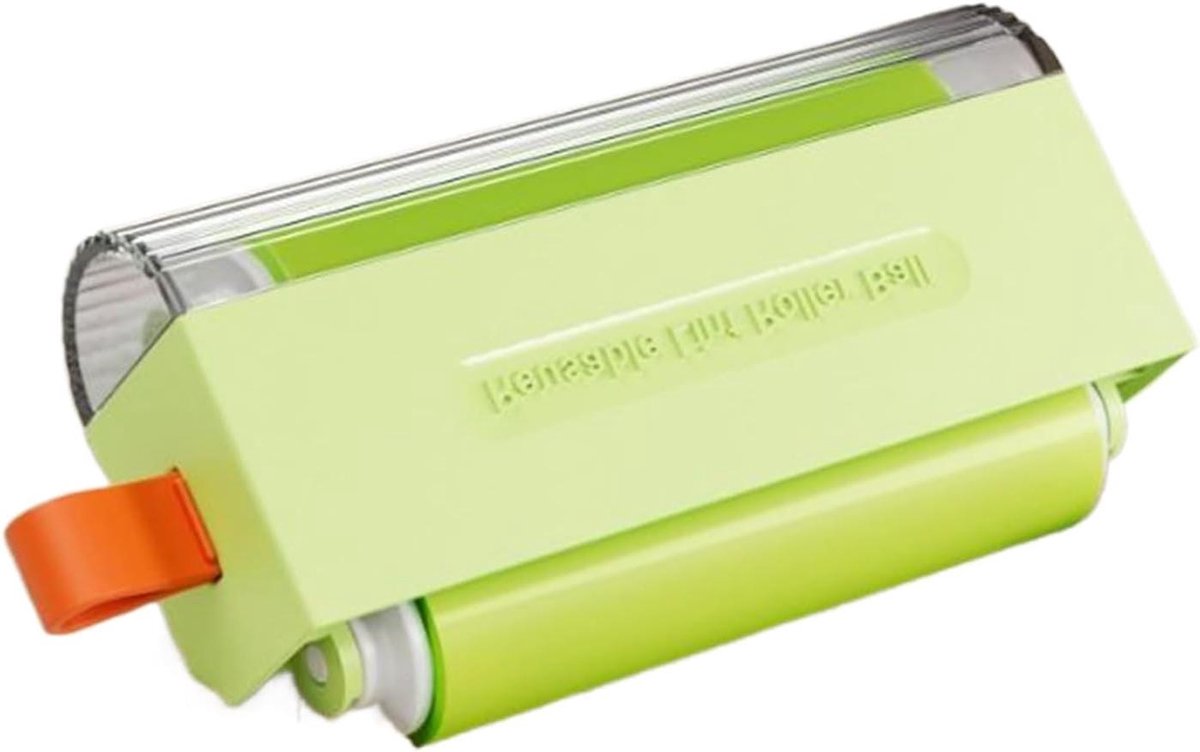 Herbruikbare Pluisroller - Kledingroller Kleefroller - Dierenharen Verwijderen - Wasbaar Duurzaam - 56 x 26 x 1195 cm - Groen