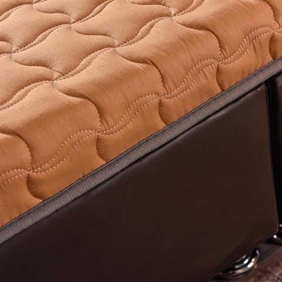 Vloer Futon Matras - Opvouwbaar Matras Bed - Comfortabel Slapen - Fijn Gewatteerd Patroon - 120x200cm - Oranje — afbeelding 4