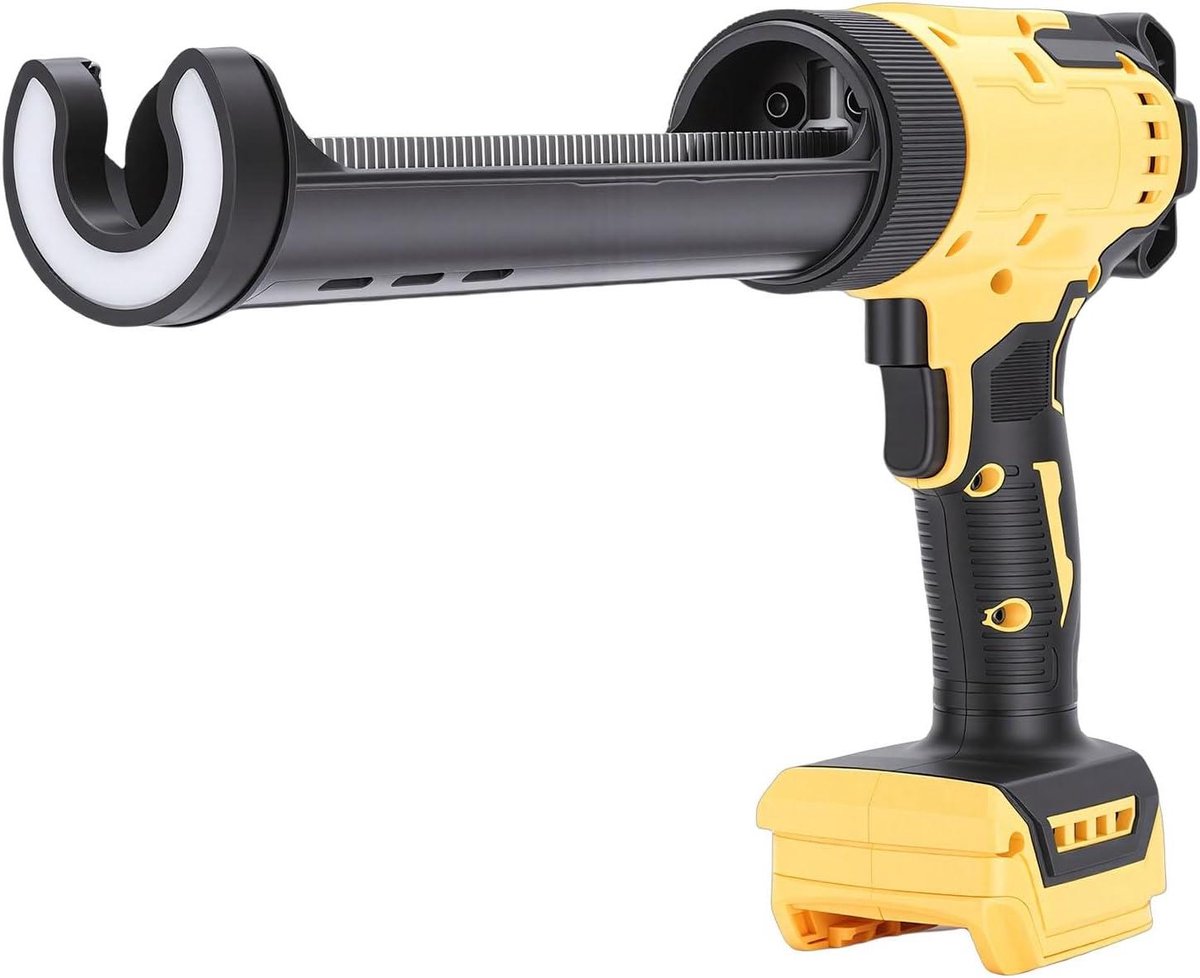Elektrisch Kitpistool - Draadloos Afdichtgereedschap - Nauwkeurig Afdichten - Borstelloze Motor - 6 Snelheden - Zwart