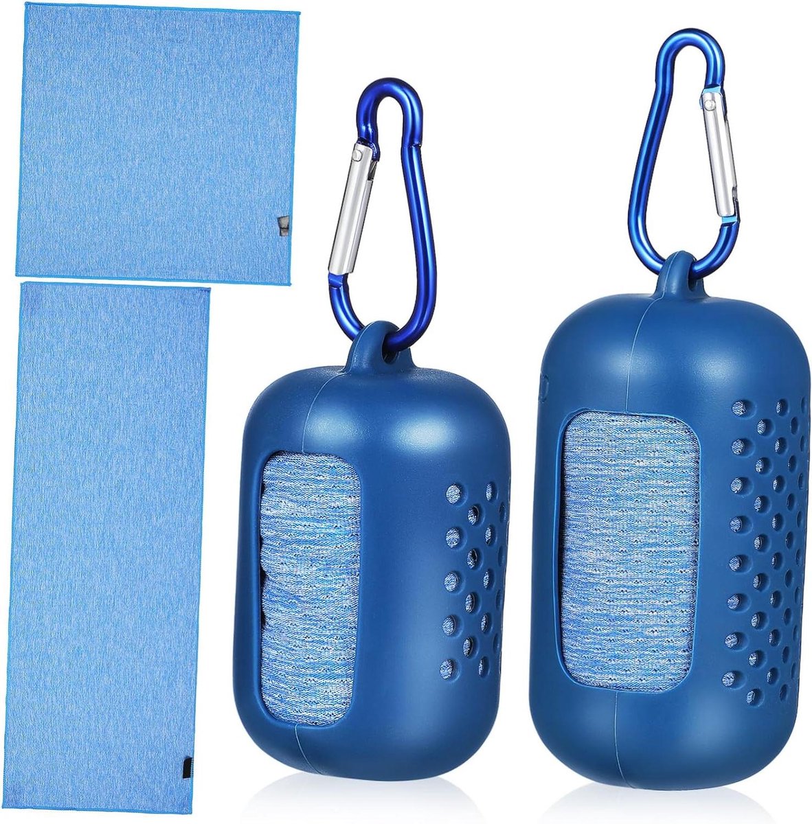 Sneldrogende Handdoeken - Sport Handdoeken Verkoelend - Zweet Afvegen - Inclusief Opbergzakje - 40x40cm - Veelkleurig