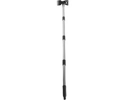 Onkruidtrekker Lange Steel - Tuingereedschap Wieden - Gazon Onderhoud - Verstelbare Lengte - Tot 152 cm - Zilver — afbeelding 2