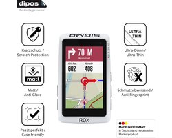 dipos – 4x Matte Beschermfolie geschikt voor SIGMA ROX 12.1 EVO | Krasbestendige & antireflecterende Screenprotector Ultra-Thin