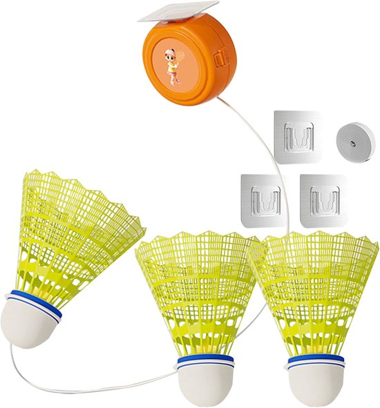 Badminton Trainingsset - Enkele Trainer Rebound Trainer - Zelf Trainen - Glow-in-the-dark Bal - 3 Stuks - Stijl 1 — afbeelding 5