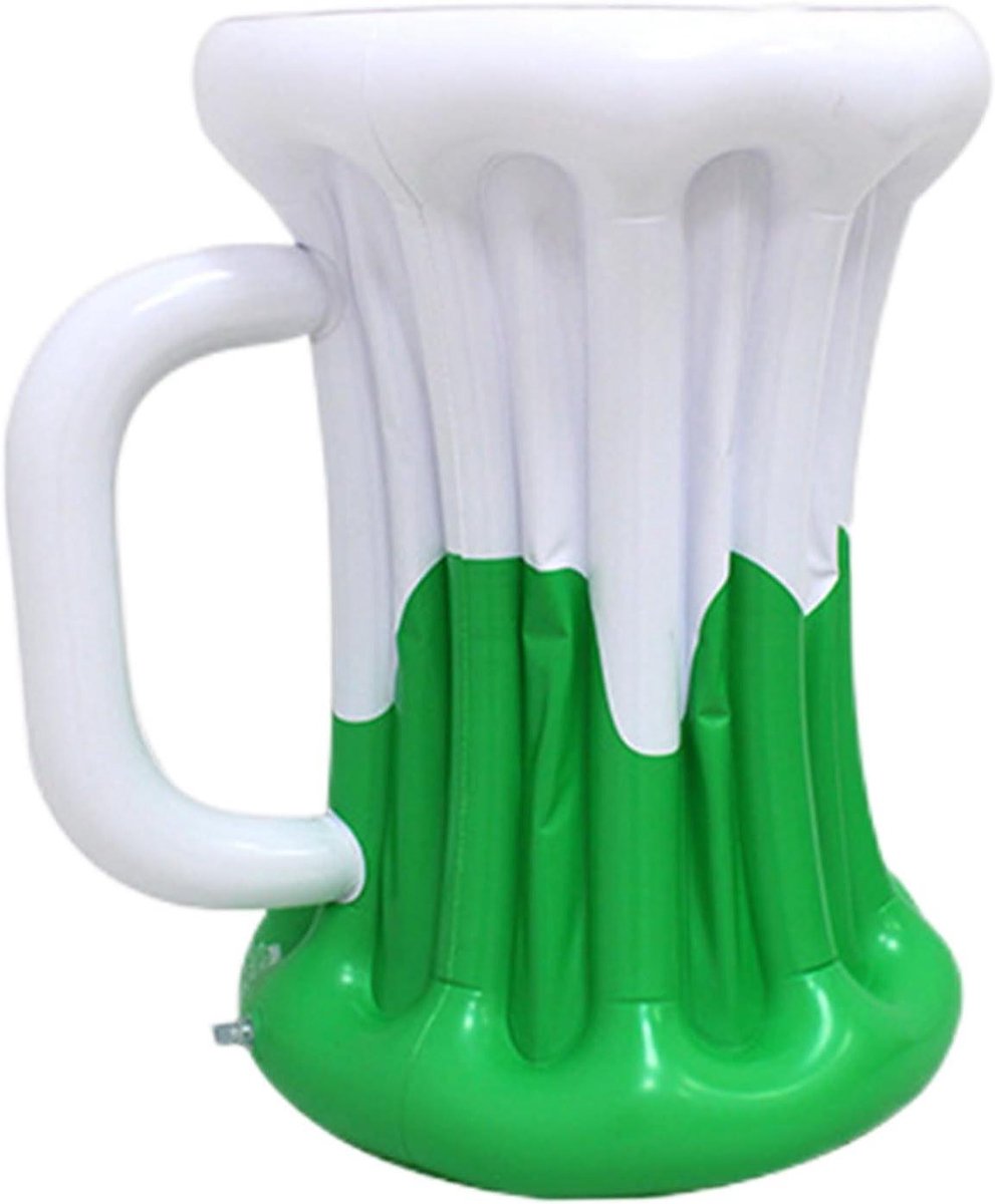 Opblaasbare Koeltas - IJsemmer Drijvend - Dranken Koelen - Hawaii Stijl - Zie beschrijving - Groen