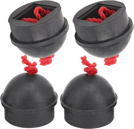 Biljartkrijthouder - Keu krijthouder - Spel Verbeteren - Rubberen Constructie - 26 cm koord - Zwart — afbeelding 4
