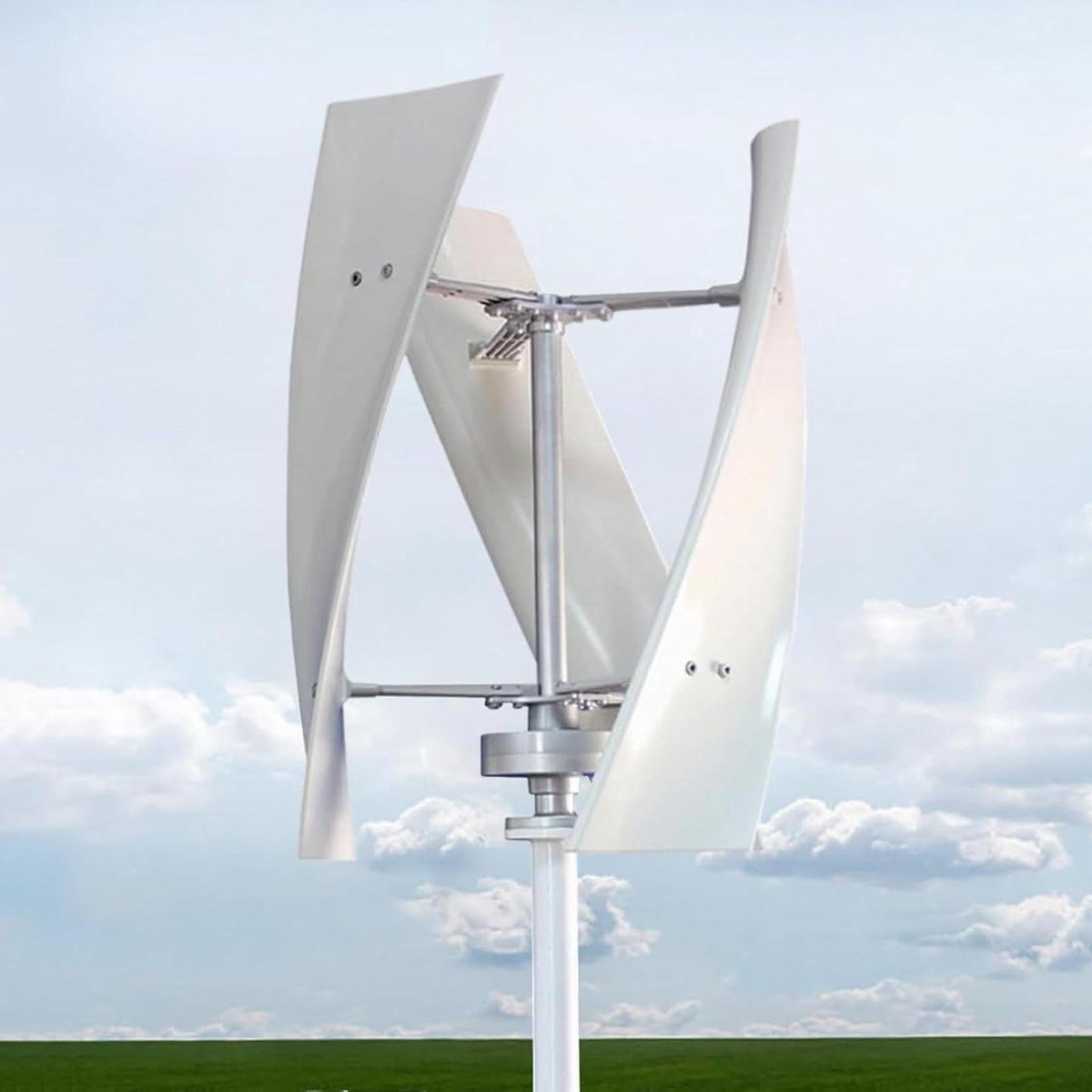 Verticale Windturbine - Energie Opwekker - Groene Stroom - Stille Werking - 2000W - Meerkleurig