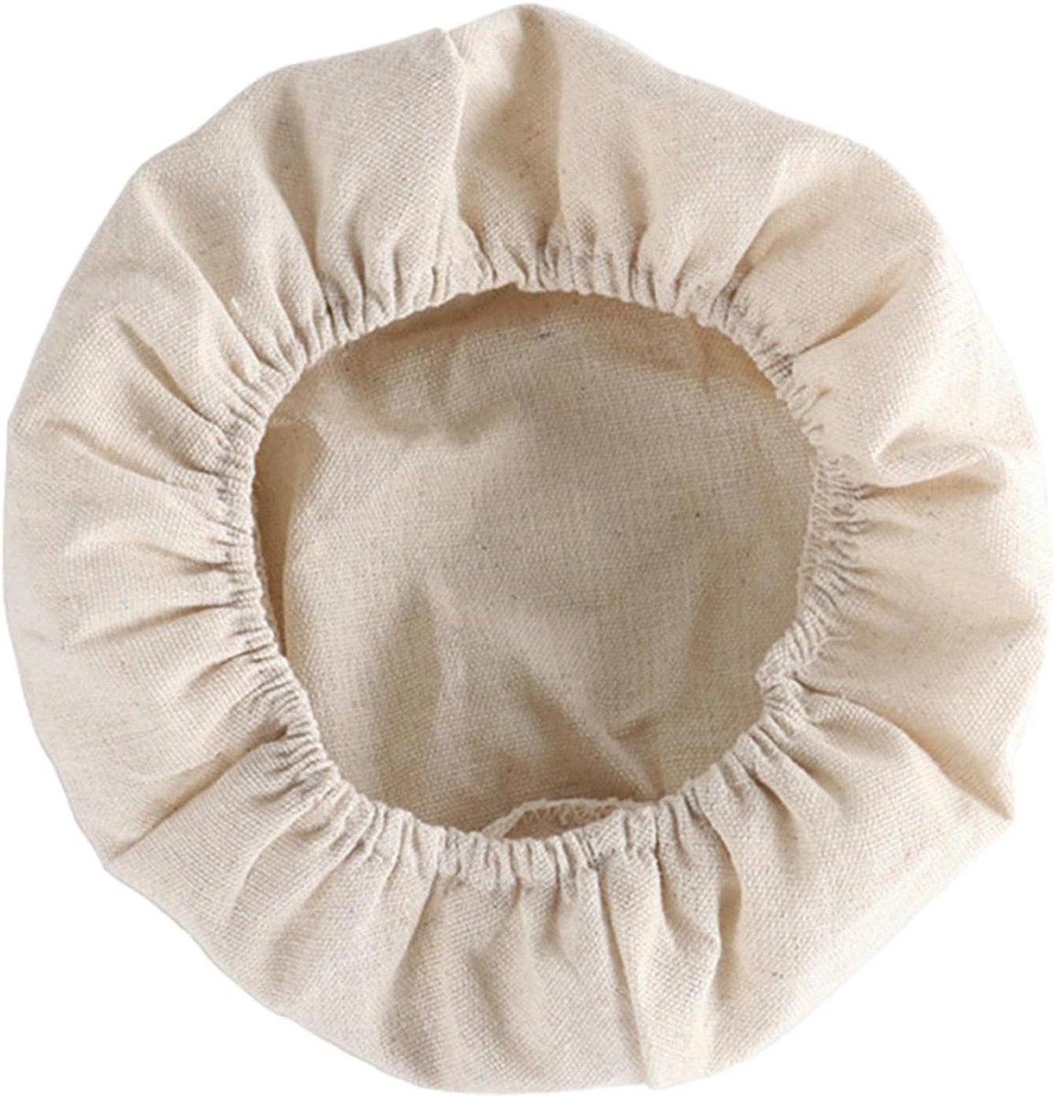 Broodmand Voering - Rijsmand Hoes - Brood Bakken - Antiaanbaklaag - 23 cm - Wit