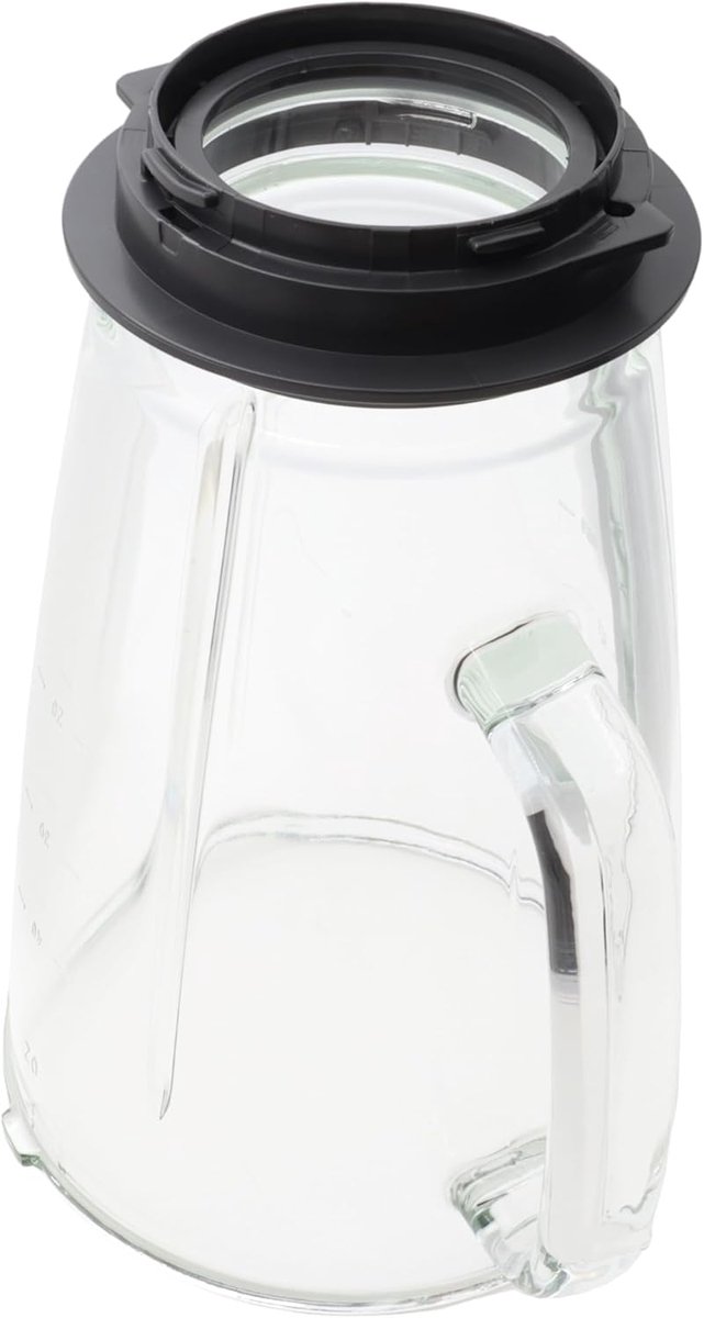 Glazen kan blender - Reservekan Mixers - Smoothies Maken - Met Maatstreepjes - 1 Liter - Transparant — afbeelding 4
