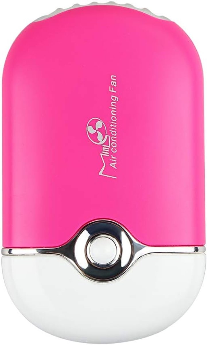SnelShoppen - USB Mini Ventilator Airconditioning Blower voor Wimper Extensions - Rose - Draagbaar, Oplaadbaar, Compact en Stil - Perfect voor Thuis,