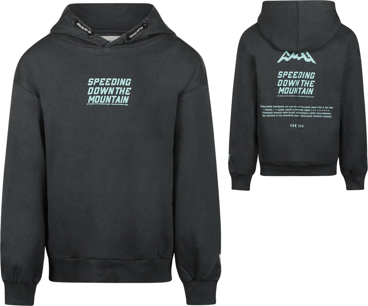 No Way Monday Hoody Woodland Gray maat 146