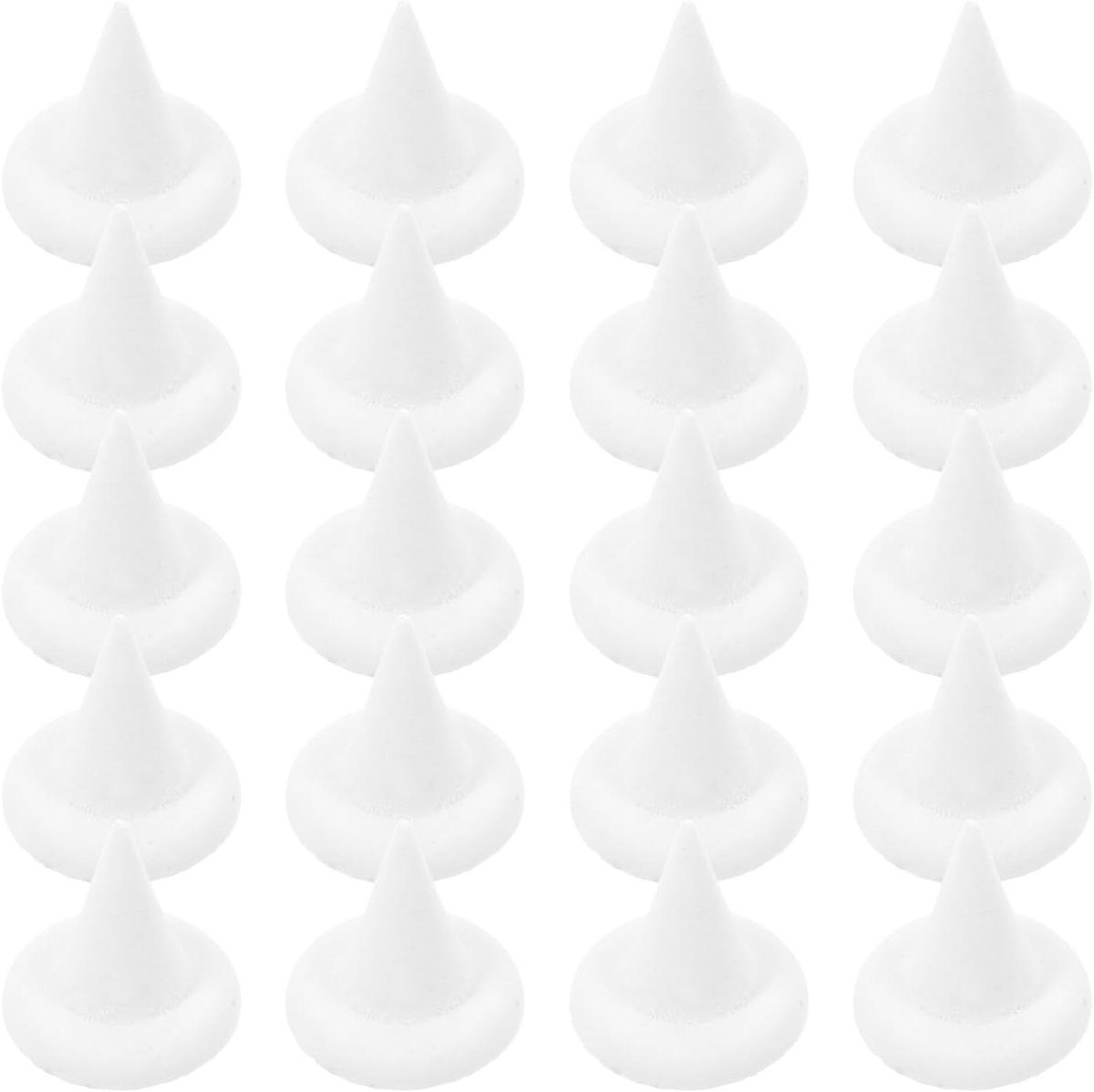 Keramische Vuurvaste Spijkers - Oven Steunpennen - Keramiek Bakken - Hittebestendig Materiaal - 12 cm - Wit