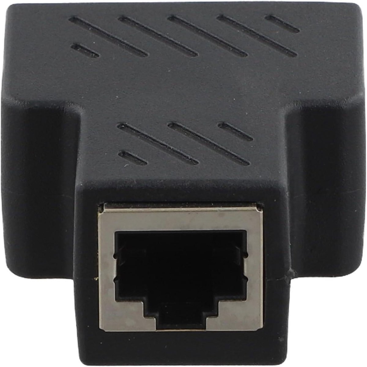 Ethernet Splitter Adapter - Netwerk Verdeler - Netwerk Uitbreiding - Vergulde Contacten - Compact Ontwerp - Blauw