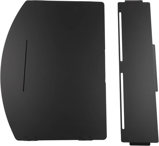 Camping Windscherm - Voorruit Gasfornuis - Outdoor Koken - Opvouwbaar Staal - 41x25x30cm - Zwart van Camping — afbeelding 2
