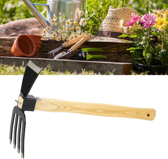 Hand Cultivator - Tuin Graver - Bodem Bewerken - Stevig Carbon Staal - 40 cm - Niet gespecificeerd — afbeelding 3